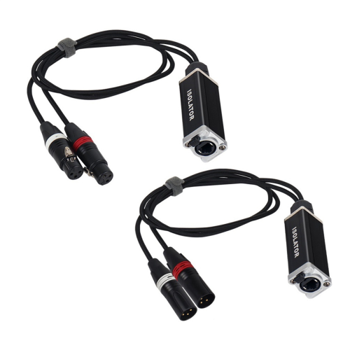 1Pair 2 Channel XLR Network Cable Extender Signal 1