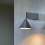Nordic Brushed Metal Small Wall Lamp, Living Room, Study Silver 4