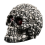Handmade LED Eyes Resin Skull Head Statues Figurines 1