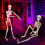 Life Size Poseable Skeleton Halloween Decoration Full Human Body 8