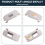 Car Visor Interior Sunvisor with Mirror Front Assembly 9