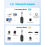Bluetooth Transmitter Receiver, Transmitter, 2-in-1 Airplane Adapter 7