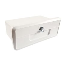Marine Recessed Glove Box Storage with Push Lock & 2 Cup Holders