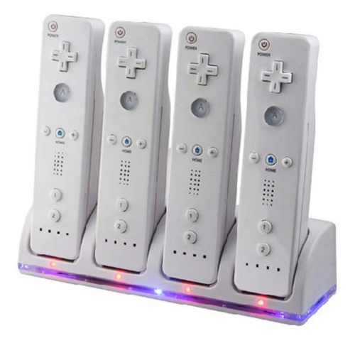 4 Port Charging Stand Dock Station for Game Console, A 2