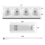 4 Port Charging Stand Dock Station for Game Console, A 8