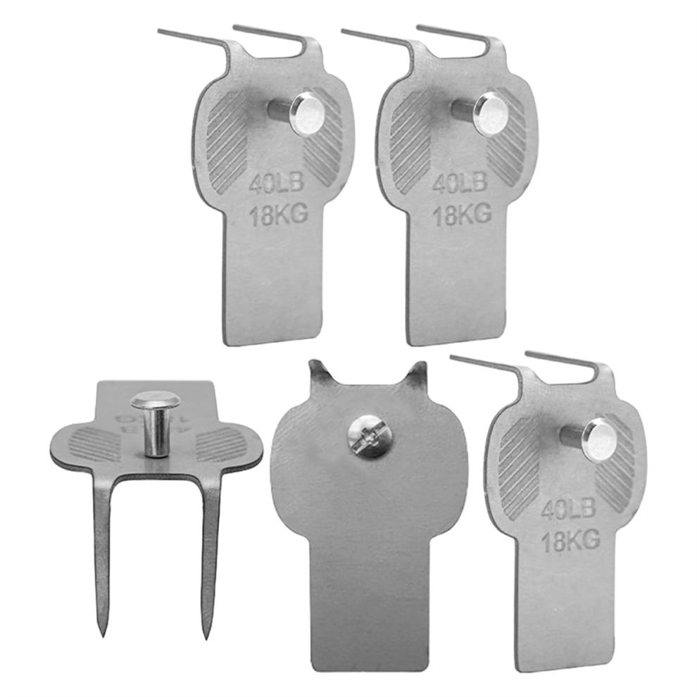5Pcs Picture Hangers Metal Hooks Heavy Duty 4853461147021