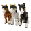 3D Printed Movable Figurine for Home Decor Desk 3pcs 1