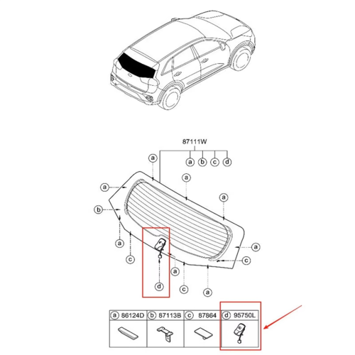 New Reverse Parking Assist Backup Camera 12V for 2020-2022 2