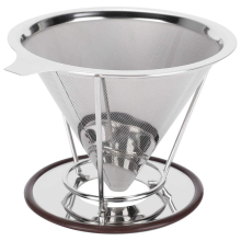 Reusable Stainless Steel Double Layer Coffee Filter