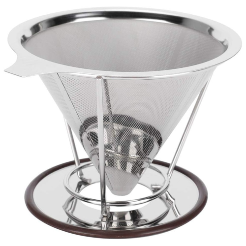 Reusable Stainless Steel Double Layer Coffee Filter 1