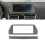 Für Center Console Navigation Screen Panel Abdeckung Trim Zubehör 3
