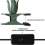 Clip on Light Flower Bedside Table Lamp,Gooseneck Reading Book 8