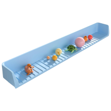 Spritzschutz für Badewanne Kinder Silikon Wasser Blau