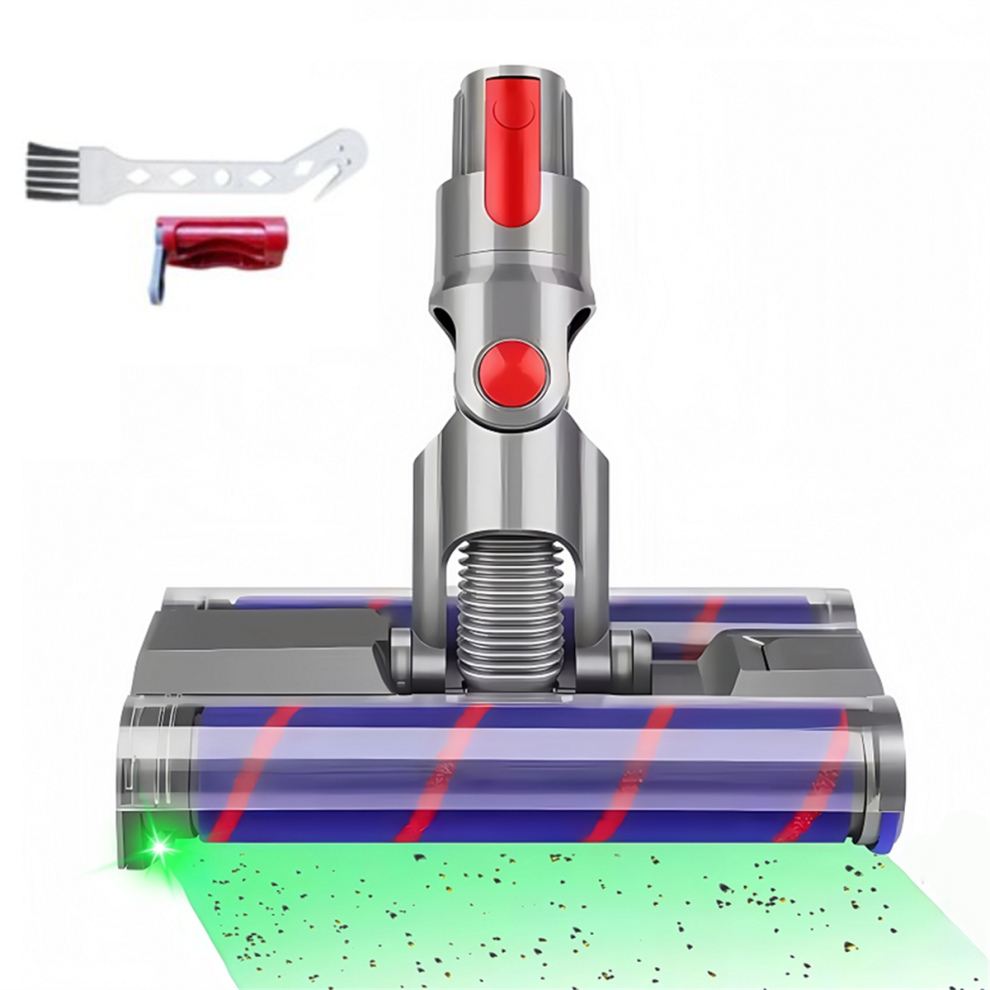 For V7 V8 V10 V11 V15 Soft Dual Roller Rotating Brush Head 4853461159864