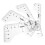4PCS T-Shirt Ruler Guide Alignment Tool for Adult 7