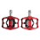 Dual Function MTB Bike Pedal Flat Clipless 106x92mm Aluminum 16