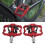 Dual Function MTB Bike Pedal Flat Clipless 106x92mm Aluminum 1