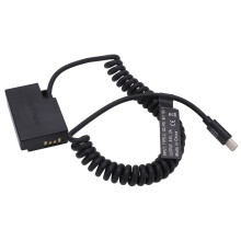 Type C LP‑E17 Vollständige Decodierung Dummy-Batterie DC-Adapter für RP 760D 750D 800D Kamera