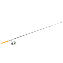 Tragbare Mini-Stiftform Angelrute, Klappbare Angelrute mit Rollenrad – Gold