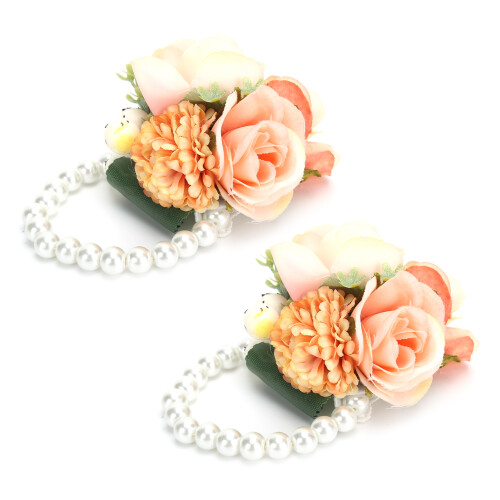 2Pcs/Bag Bridesmaid Wrist Flower Artificial Hand 1