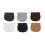 6Pcs Pants Extender Waist Button Cotton Buckle 1