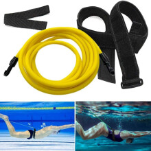 (M) Swimming Resistance Belt Swim Water Training Harness Swimming Belt Swim Tether Kit