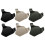 (Black) Durable Helmet Accessory Clamp Airsoft Tactical Ear Protection Covers CS Tool 1