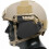 (Black) Durable Helmet Accessory Clamp Airsoft Tactical Ear Protection Covers CS Tool 3