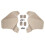 (Beige) Durable Helmet Accessory Clamp Airsoft Tactical Ear Protection Covers CS Tool 5