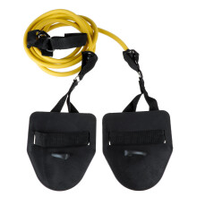 (20lbs, 9kg) 30/50Lbs Swimming Arm Strength Trainer Hand Paddles Elastic Band Training Aids