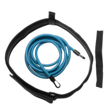 (M) 2/3/4M Swim Bungee Training Belt Swimming Resistance Safe Leash Exerciser