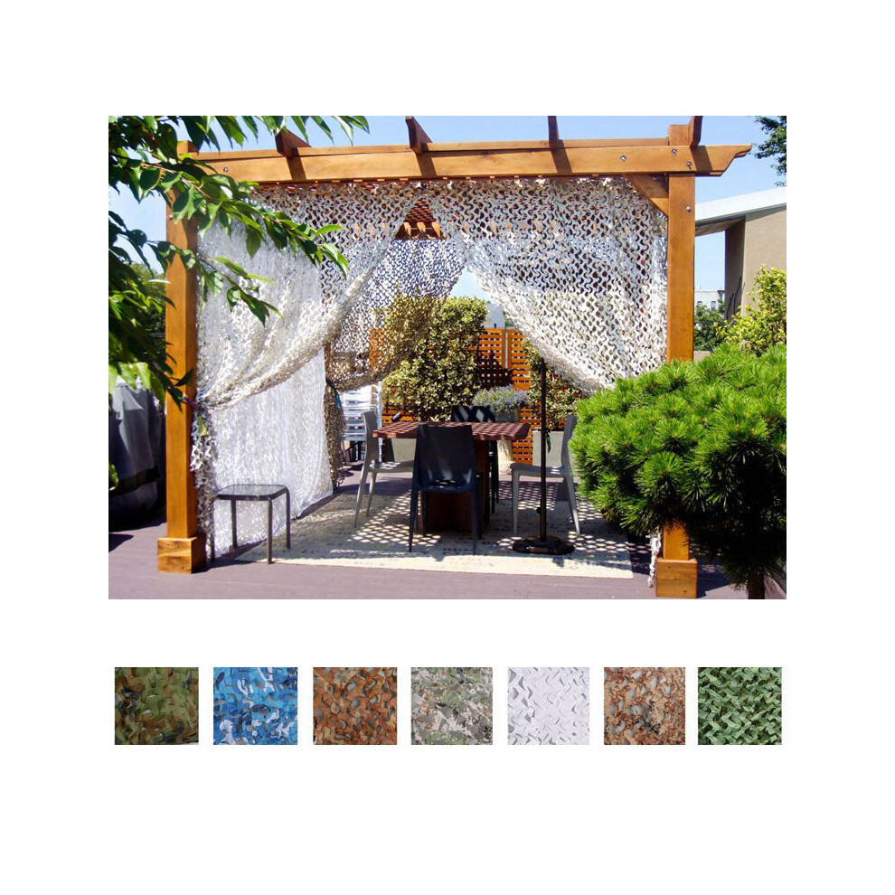 (Desert, 1.5x7m) Camouflaged Network White Woodland Single Layer Sunshade Tent Net Outdoor Camping Sunshade Awning For Carport Sunshelter-image-OPC-PJQNG7F-NEW