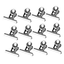 Paper Clips Storage Clamps 30pcs Silver Metal Bag Sealer Clips for Airtight Food Sealing and Organization