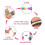 Rainbow Rubber Bands Kit DIY Bracelet Making Kit 9