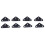 8PCS Picnic Aluminum Alloy Triangular Rope Buckle 2