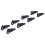 8PCS Picnic Aluminum Alloy Triangular Rope Buckle 3