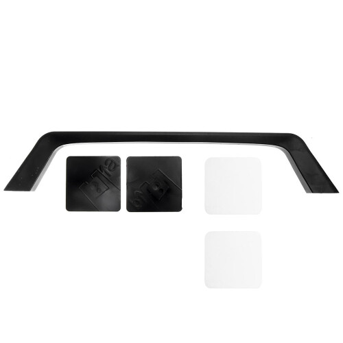 (Black, S) Towel Holder Wall Sticker Hanging Bath Kitchen Storage Organizer Rack Hanger