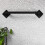 (Black, S) Towel Holder Wall Sticker Hanging Bath Kitchen Storage Organizer Rack Hanger 8