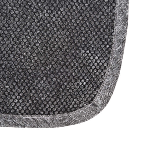 Multifunctional Baby Stroller Organizer Hanging Bag Grey Linen 2