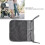 Multifunctional Baby Stroller Organizer Hanging Bag Grey Linen 5