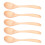 5Pcs Soup Spoon Long Handle Household Wooden 3