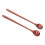 2Pcs/Set Wooden Spoon with Long Straight Handle 8