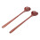 2Pcs/Set Wooden Spoon with Long Straight Handle 3