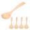 5Pcs Soup Spoon Long Handle Household Wooden 2