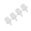 20pcs Eyelash Glue Bottle Nozzle ABS Glossy 6