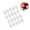 20pcs Eyelash Glue Bottle Nozzle ABS Glossy 12