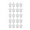 20pcs Eyelash Glue Bottle Nozzle ABS Glossy 5