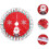 Christmas Tree Skirt with Snowflake And Santa Claus Pattern80cm 6