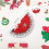 Christmas Tree Skirt with Snowflake And Santa Claus Pattern80cm 19