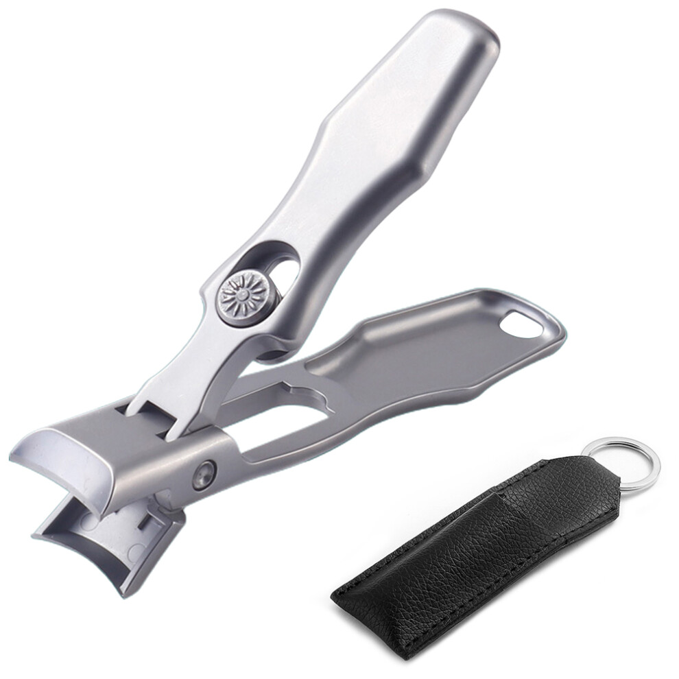 Portable Sharp Nail Clippers Stainless Steel Wide